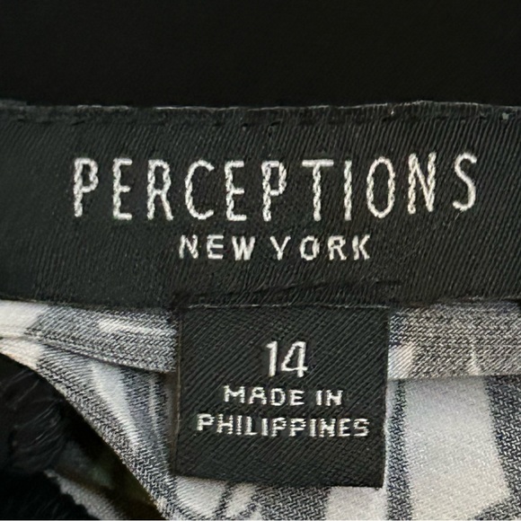 Perceptions New York Fit and Flare Maxi Dress size 14 Black, Green, White - Picture 8 of 9